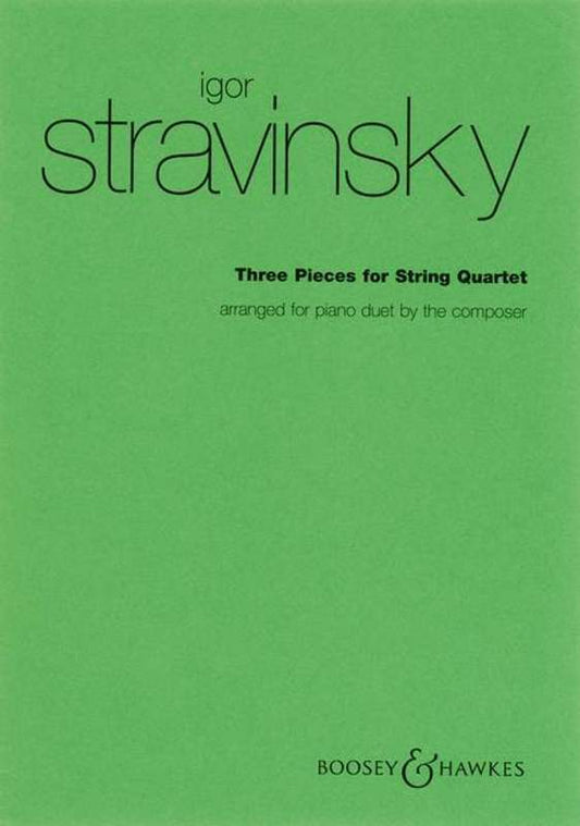 3 Pieces Str Qrt Piano Book