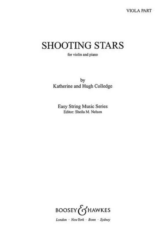 Shooting Stars — Viola Part — Colledge, arr. Sheila Mary Nelson (Boosey & Hawkes)