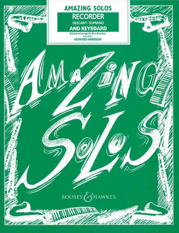 Amazing Solos For Descant Recorder/Piano (Softcover Book)