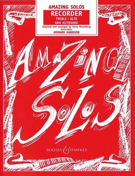 Amazing Solos — Treble Recorder & Piano — arr. Howard Harrison (Boosey & Hawkes)