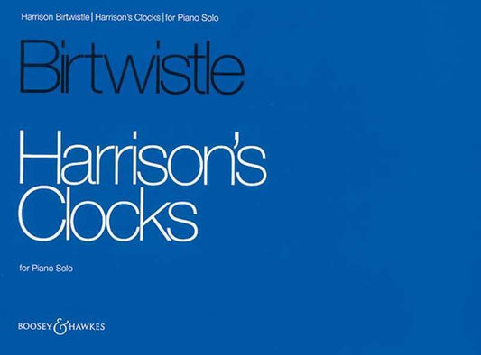 Harrisons Clocks Piano Book