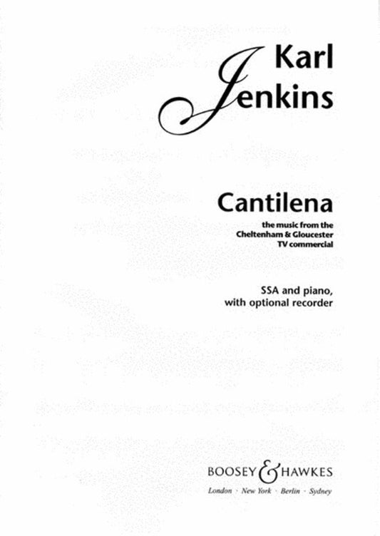Adiemus Ii Cantilena SSA And Piano