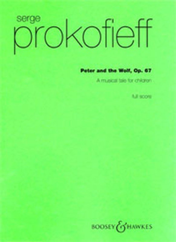 Prokofieff - Peter And The Wolf Op 67 Full Score (Boosey & Hawkes)