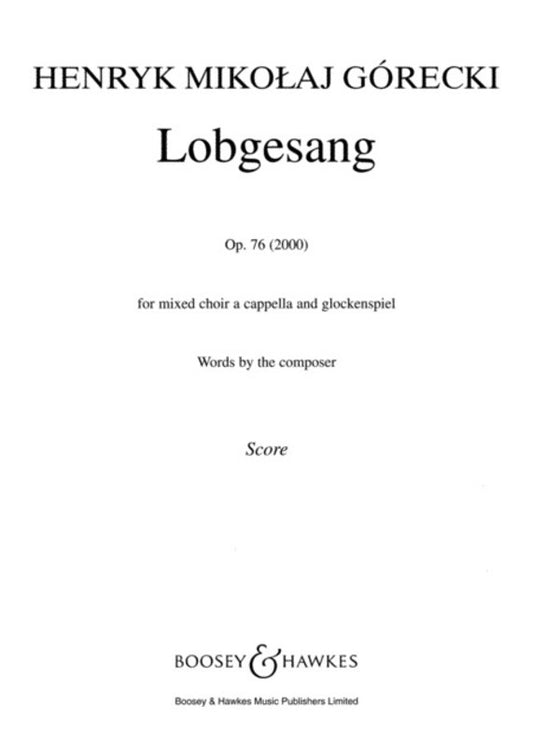 Lobgesang Op76 SATB
