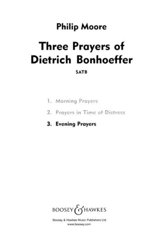Evening Prayers SATB