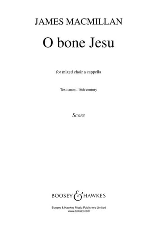 O Bone Jesu SATB Dv A Cappell