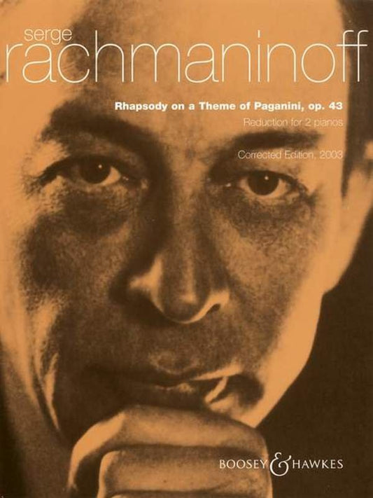 Rachmaninoff: Rhapsody on a Theme of Paganini — 2 Pianos, 4 Hands (Boosey & Hawkes)
