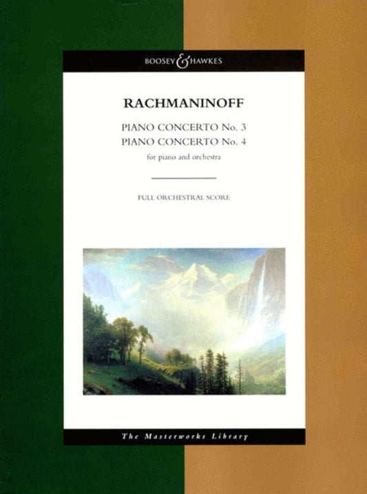 Piano Concertos 3 And 4 Full Sc Masterworks Book