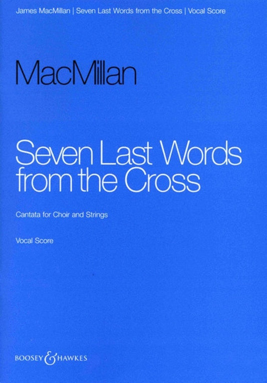 Seven Last Words From The Cross Vocal Score