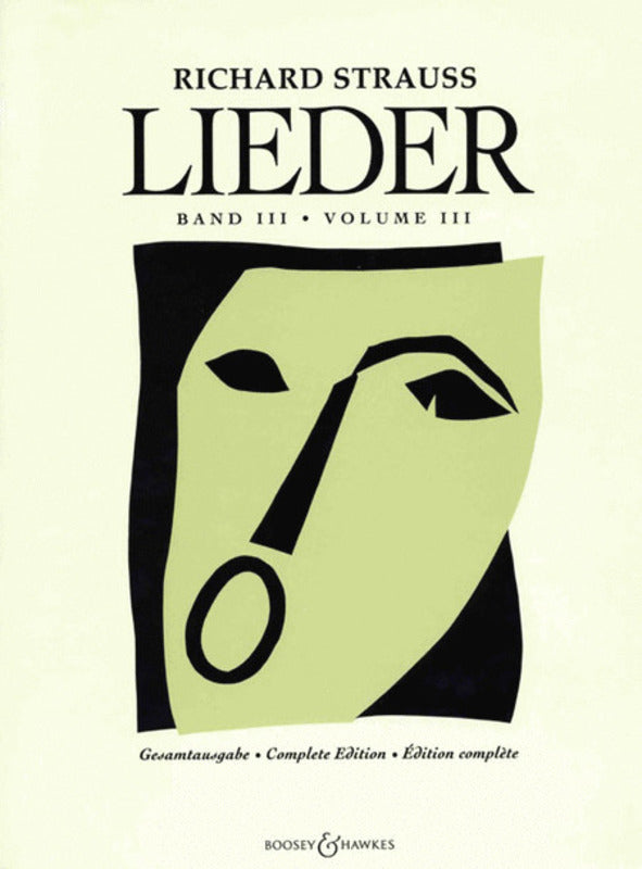 Lieder V3 Voice And Piano German Book