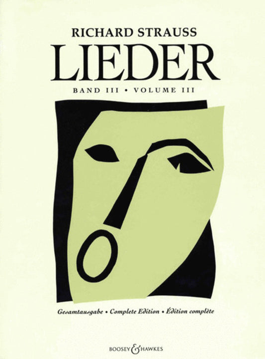 Lieder V3 Voice And Piano German Book