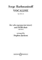 Sergei Rachmaninoff: Vocalise — Soprano or Tenor & Mixed Choir Vocal Score (Boosey & Hawkes)