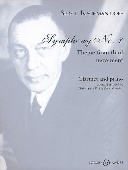 Theme Symph No2 Cl/Piano Book