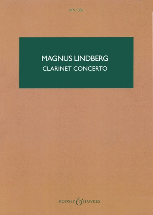 Clarinet Concerto Study Score Hps1386 Book