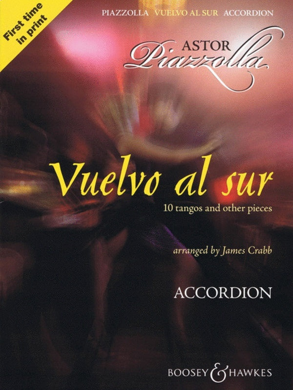 Vuelvo Al Sur 10 Tangos For Accordion Book Book