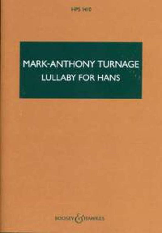 Lullaby For Hans String Orch Study Sc Hps1410 Book