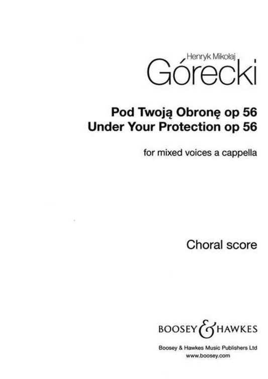 Under Your Protection Op 56 SATB