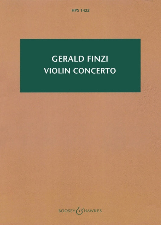 Violin Concerto Study Score Book