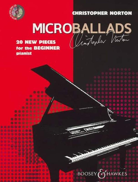 Christopher Norton: MicroBallads — Piano Book & CD (Boosey & Hawkes)