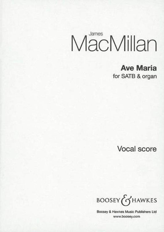 Ave Maria SATB/Organ