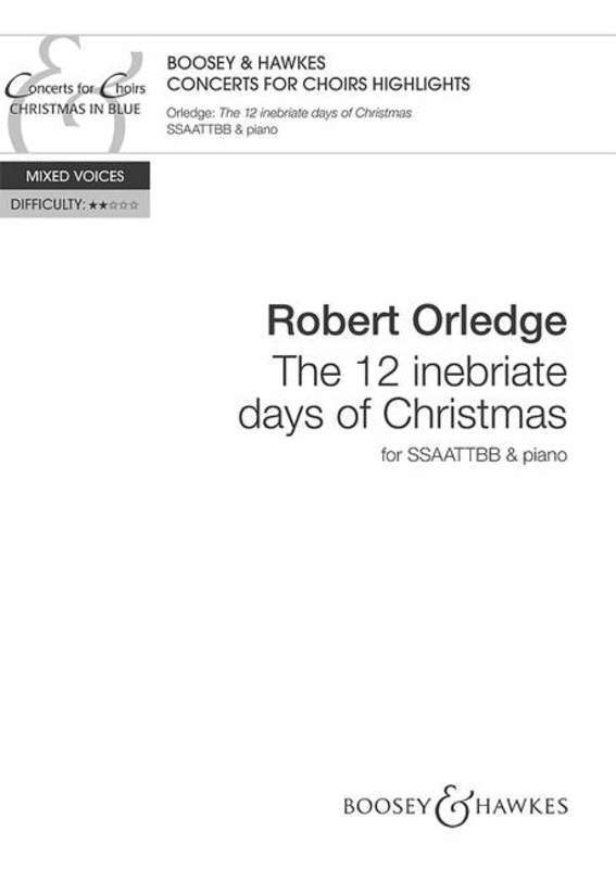 Twelve Inebriate Days Of Christmas SATB Div Book