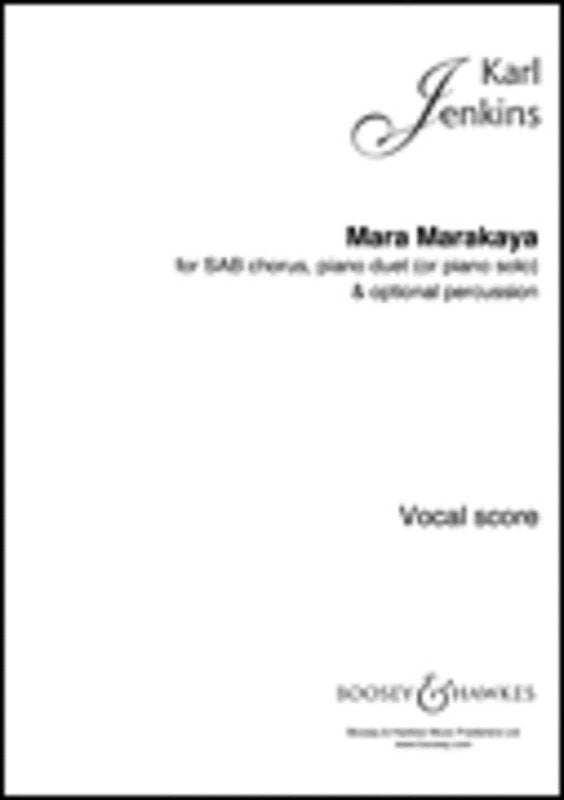 Mara Marakaya — SAB & Piano Duet (or Solo) Score