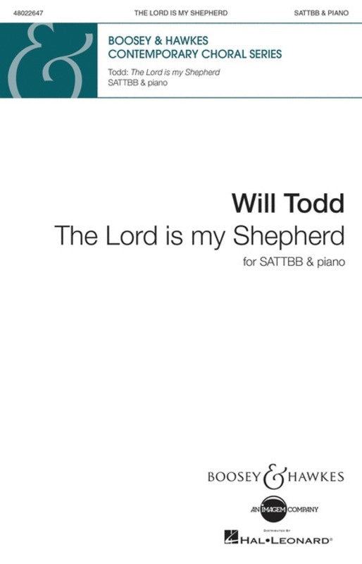 Lord Is My Shepherd SaTTBB Piano Book