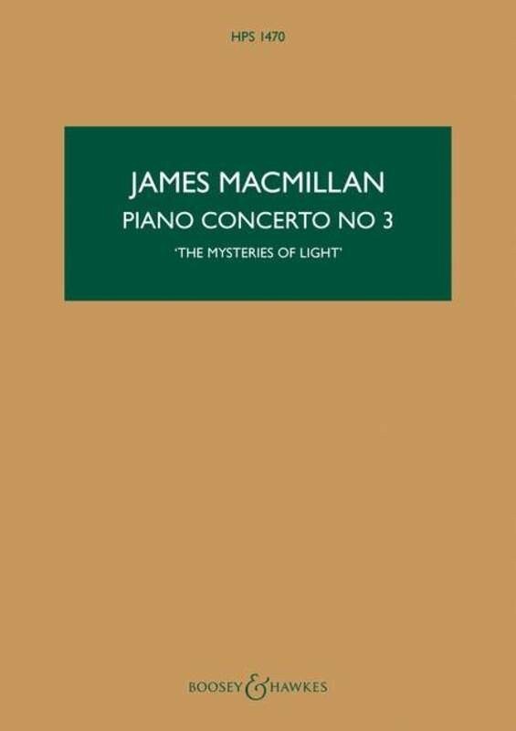 Piano Concerto No 3 Study Score Book
