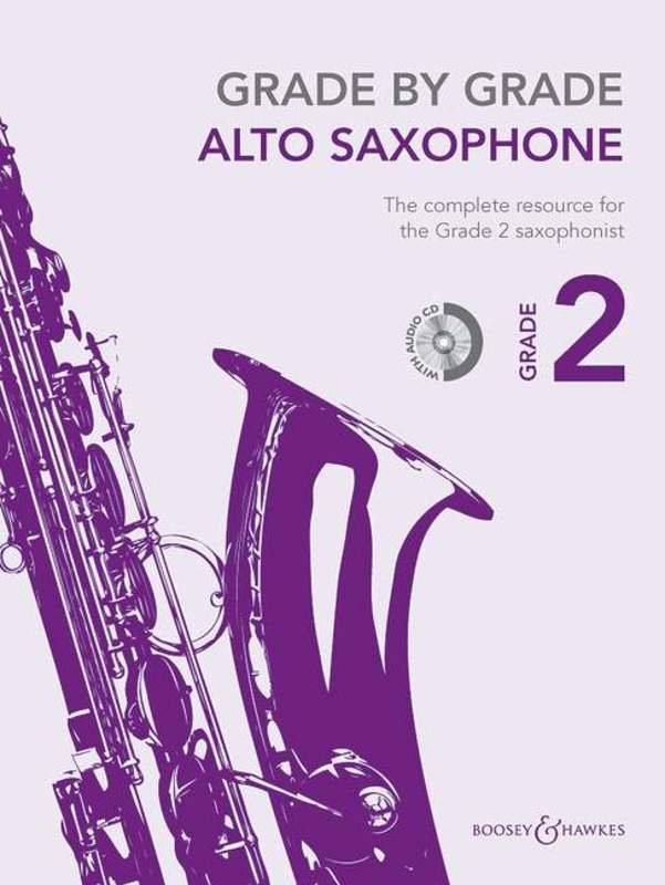 Grade By Grade Alto Saxophone Grade 2 BK/CD
