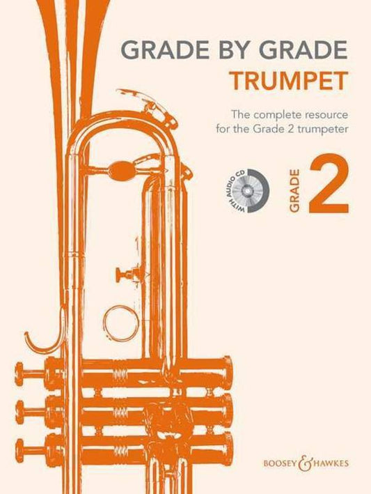 Grade by Grade: Trumpet, Grade 2 — Book & CD (Boosey & Hawkes)