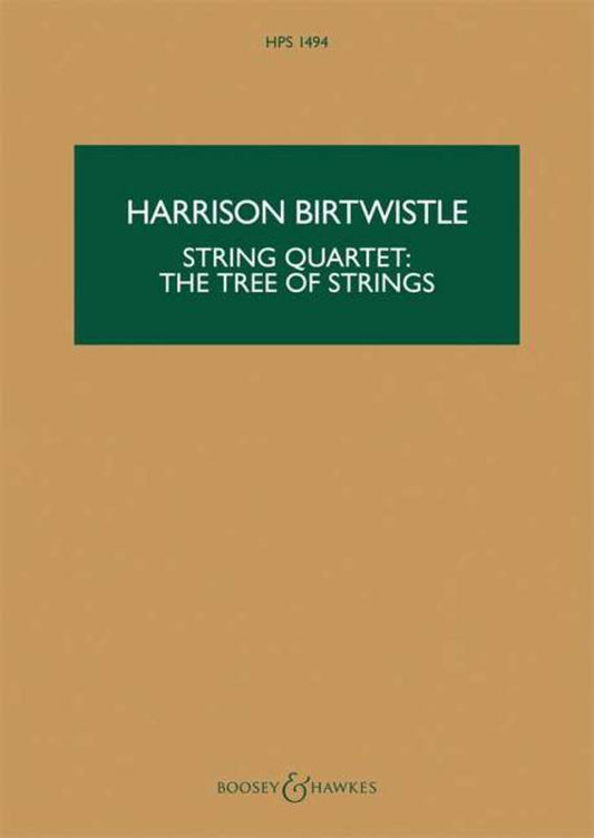 Tree Of Strings String Quartet Study Score Book