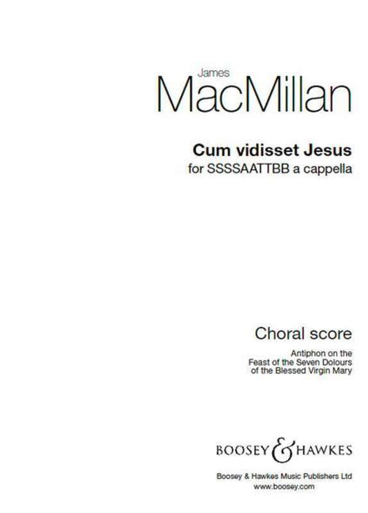Cum Vidisset Jesus SATB Div A Cappella