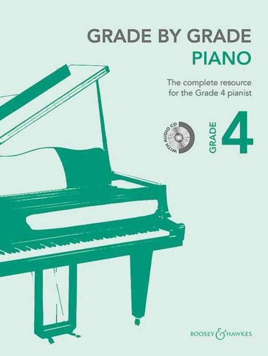 Grade by Grade: Piano, Grade 4 — Book & CD (Boosey & Hawkes)