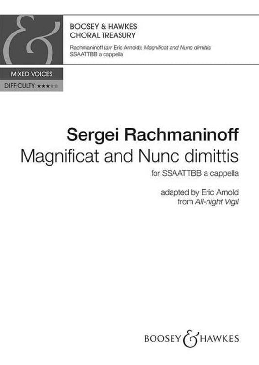 Magnificat And Nunc Dimittis SSAATTBB A Cappella