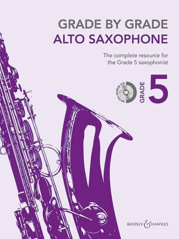 Grade by Grade: Alto Saxophone, Grade 5 — Book & CD (Boosey & Hawkes)