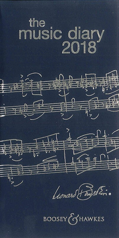 Boosey And Hawkes Music Diary 2018 Blue (Softcover Book)