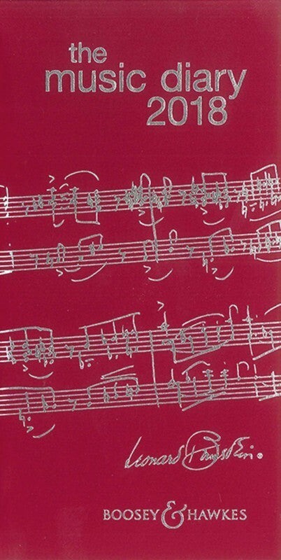Boosey And Hawkes Music Diary 2018 Red (Softcover Book)