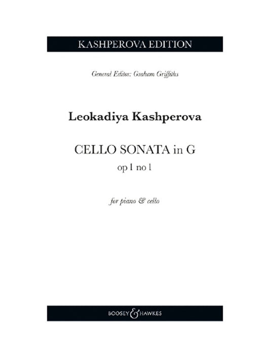 Kashperova - Cello Sonata G Major Op 1 No 1 Cello/Piano Softcover Book (Cello)
