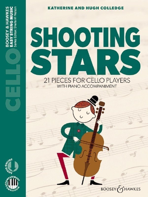 Colledge: Shooting Stars — Cello & Piano, Book/Online Audio, New Edition (Boosey & Hawkes, Easy String Music)