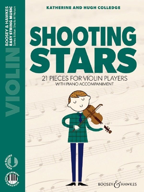 Shooting Stars - Violin (New Edition) by Hugh & Katherine Colledge, Boosey & Hawkes, Easy String Music Series, 60 pages.