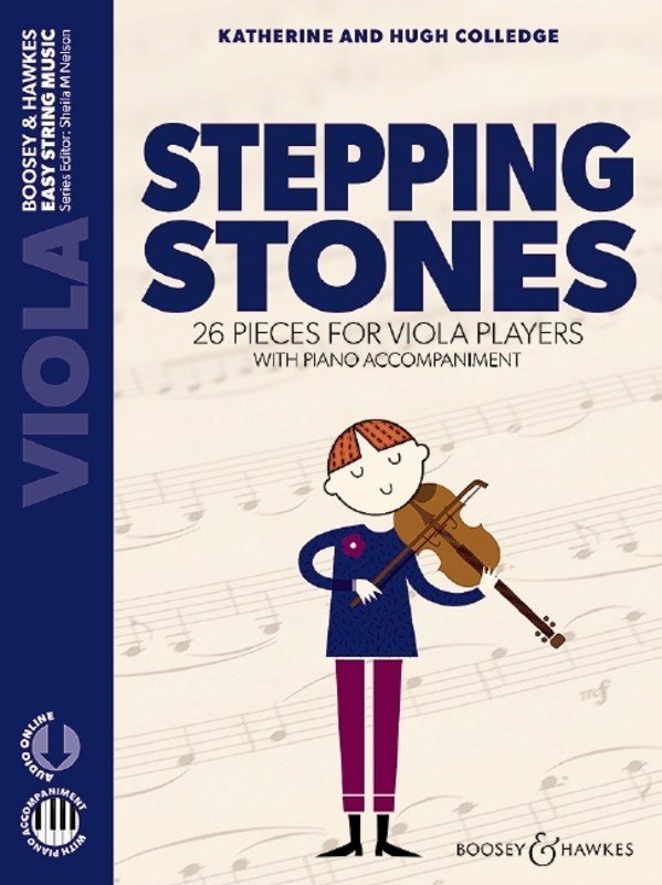 Colledge: Stepping Stones — Viola & Piano, Book/Online Audio, New Edition (Boosey & Hawkes, Easy String Music)