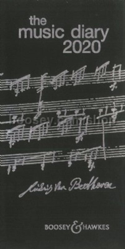 Boosey And Hawkes Music Diary 2020 Black Book — view 2