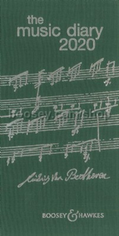 Boosey And Hawkes Music Diary 2020 Green Book