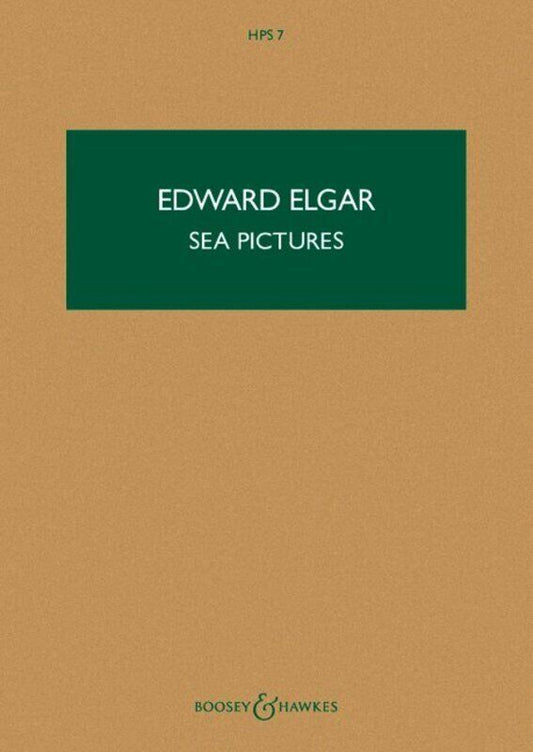 Elgar - Sea Pictures Op. 37 Contralto/Orchestra Study Score