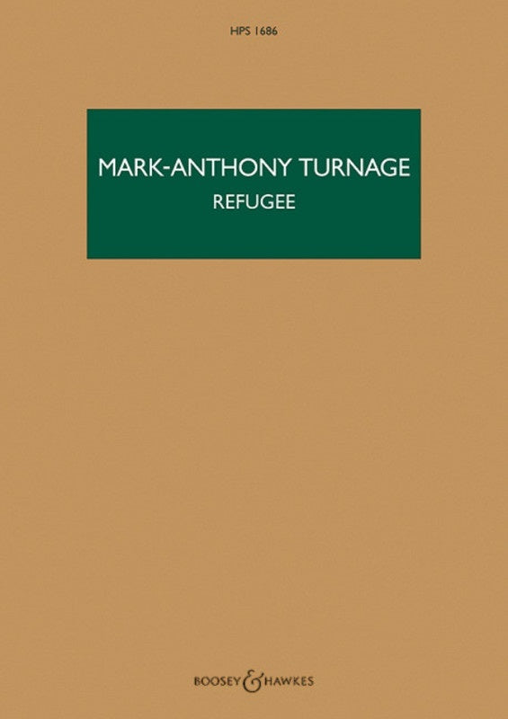 Turnage - Refugee Tenor/Chamber Orchestra Study Score Score