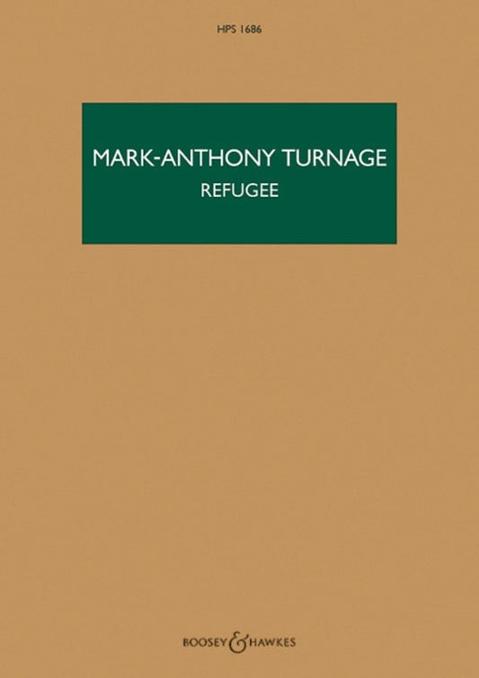 Turnage - Refugee Tenor/Chamber Orchestra Study Score Score