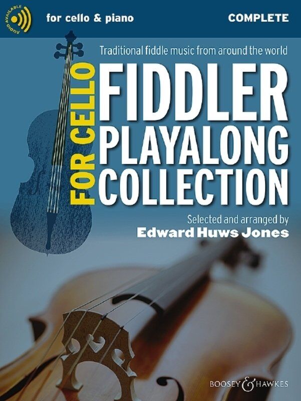 Fiddler Playalong Collection for Cello by Edward Huws Jones, 96 Pages, Boosey & Hawkes, Fiddler Collection Series