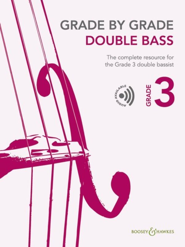 Grade by Grade Double Bass Grade 3 BK/OLA