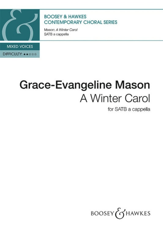 A Winter Carol Satb A Cappella Octavo
