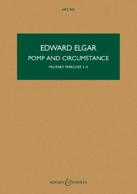 Elgar - Pomp and Circumstance Military Marches 1-5 Study Score